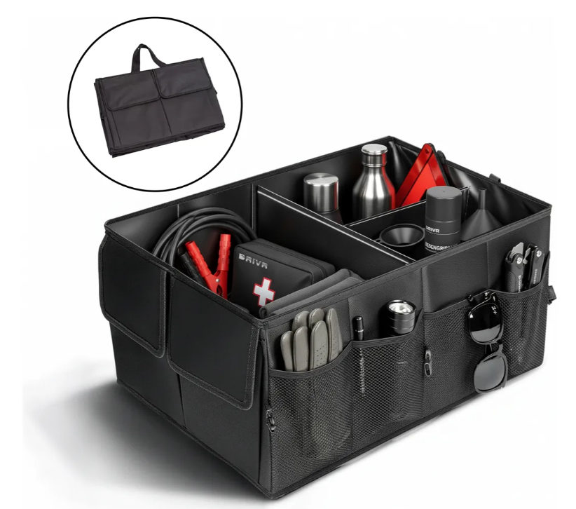 Organizador De Porta Malas Carro Multiuso Viagem Dobrável