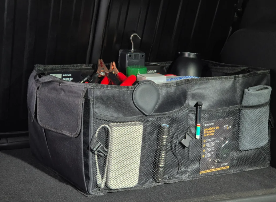 Organizador De Porta Malas Carro Multiuso Viagem Dobrável